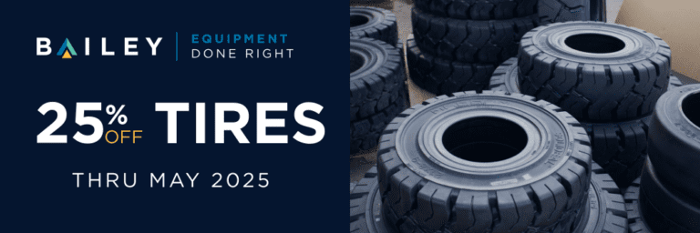 Tire Blitz 2025: Get 25% Off Forklift Tires All May Long
