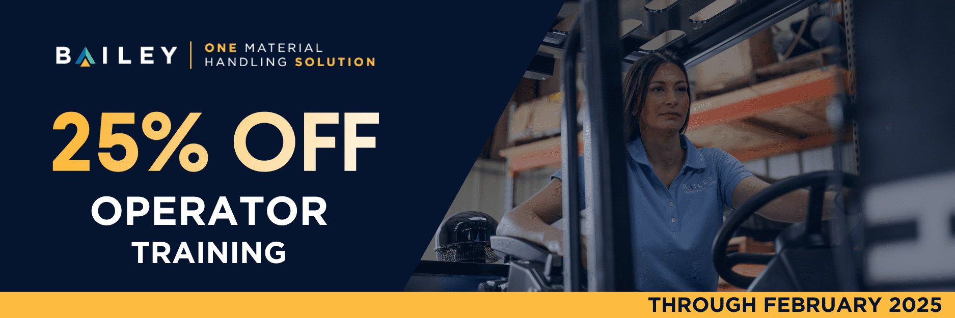 25% Off Operator Training